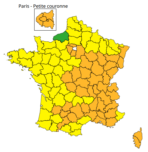 Vigilance orange pour orages – 16 juillet 2026
